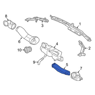 Mazda OE - Right Upper Inner Instrument Panel Air Duct