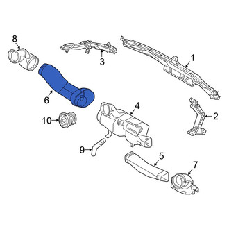 Mazda OE - Left Upper Inner Instrument Panel Air Duct