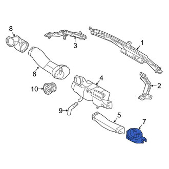 Mazda OE - Right Upper Outer Instrument Panel Air Duct