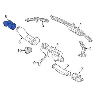 Mazda OE - Left Upper Outer Instrument Panel Air Duct