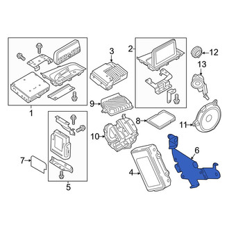 Mazda OE - Radio Bracket
