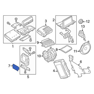 Mazda OE - Radio Insulator
