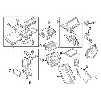 Mazda OE - Instrument Panel - Sound System (Sport)