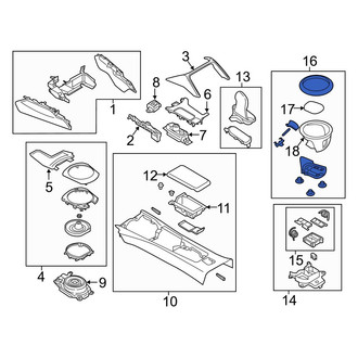 Mazda OE - Front Console Cup Holder