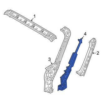 Mazda OE - Left Body A-Pillar Reinforcement