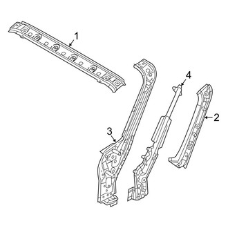 Mazda OE - Roof - Windshield Header & Components