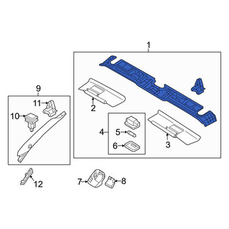 Mazda OE - Windshield Post Trim