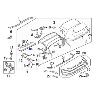 Mazda OE - Convertible Top Crank