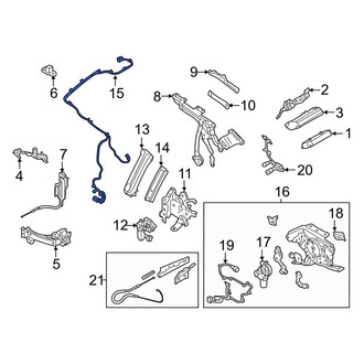 Mazda OE - Convertible Top Wiring Harness