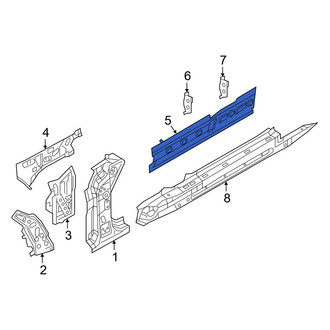 Mazda OE - Left Rocker Panel Reinforcement