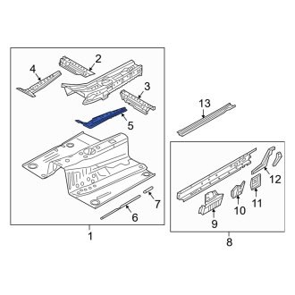 Mazda Miata MX-5 Replacement Floor Pans — CARiD.com