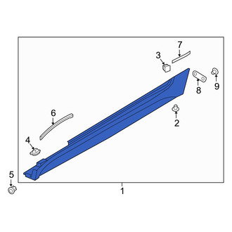 Mazda OE - Left Rocker Panel Guard