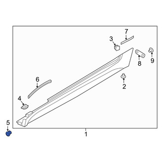 Mazda OE - Rocker Panel Molding Clip