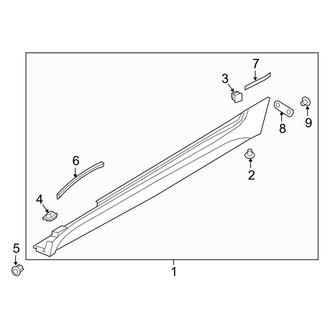 Mazda OE - Pillars, Rocker & Floor - Exterior Trim