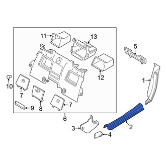 Mazda OE - Left Door Sill Plate