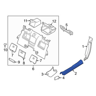 Mazda OE - Right Door Sill Plate