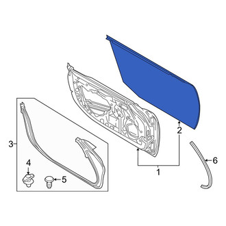 Mazda OE - Front Left Outer Door Outer Panel