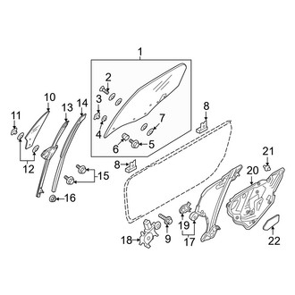 Mazda OE - Door - Glass & Hardware