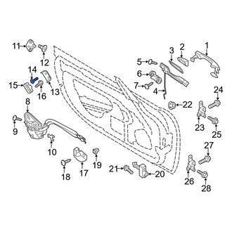 Mazda OE - Door Latch Screw