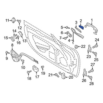 Mazda OE - Front Left Exterior Door Handle Cover