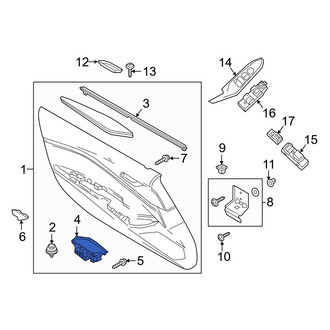 Mazda OE - Front Left Door Trim Panel Pocket