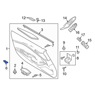 Mazda OE - Right Interior Door Handle Screw Cap
