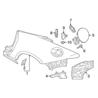 Mazda OE - Quarter Panel & Components (With Hard Top), (RF Club / RF Grand Touring)