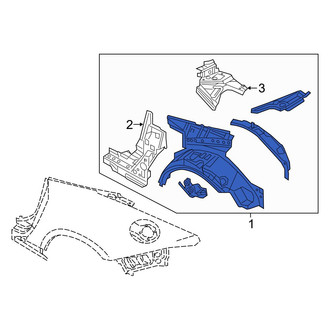Mazda OE - Rear Left Inner Quarter Panel