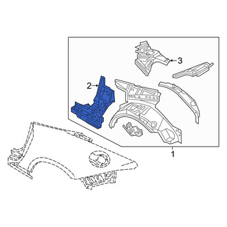 Mazda OE - Rear Left Inner Quarter Panel Extension