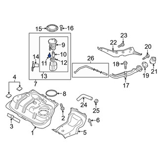 Mazda OE - Fuel Injection Pressure Regulator