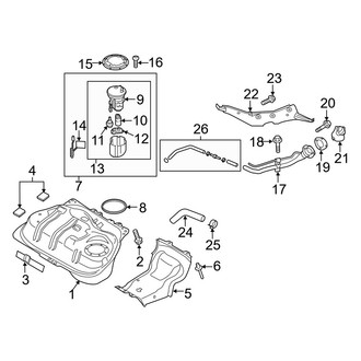 Mazda OE - Fuel System Components