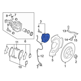 Mazda OE - Rear Wheel Bearing and Hub Assembly