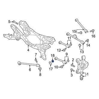 Mazda OE - Differential Mount Nut