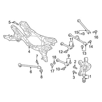 Mazda OE - Rear Suspension - Suspension Components