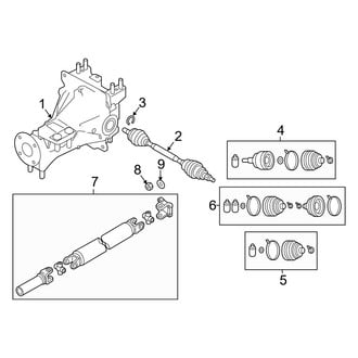 Mazda OE - Rear Suspension - Axle & Differential