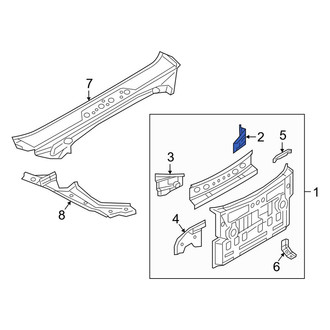 Mazda OE - Rear Right Rear Body Panel Extension