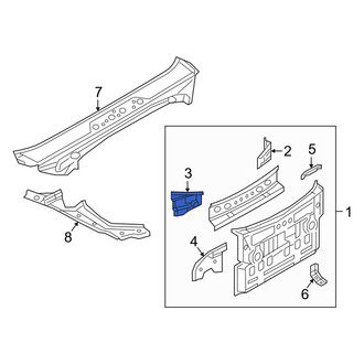 Mazda OE - Rear Left Rear Body Panel Extension