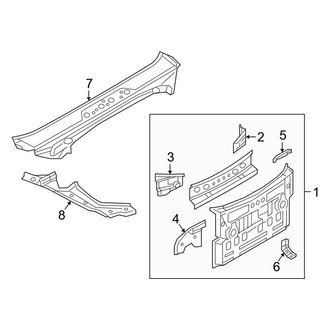 Mazda OE - Rear Body & Floor - Rear Body