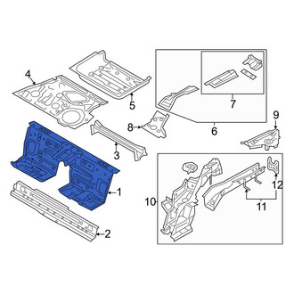 Mazda OE - Rear Center Floor Pan