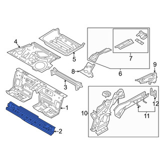 Mazda OE - Rear Upper Floor Pan Crossmember