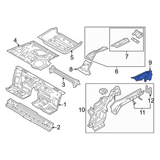 Mazda OE - Rear Left Floor Extension