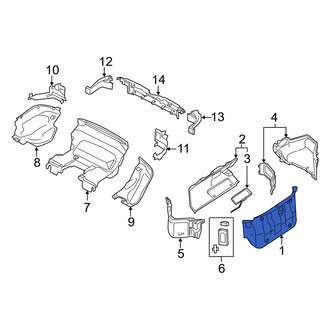 Mazda OE - Rear Rear Body Panel Trim Panel