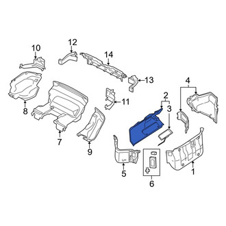 Mazda OE - Rear Trunk Trim Panel