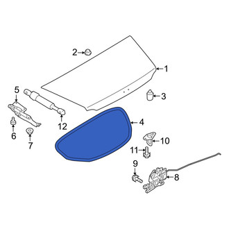 Mazda OE - Rear Deck Lid Seal