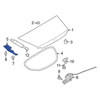 Mazda OE - Rear Left Deck Lid Hinge