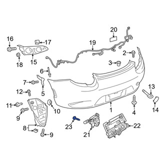 Mazda OE - Lower Bumper Cover Screw