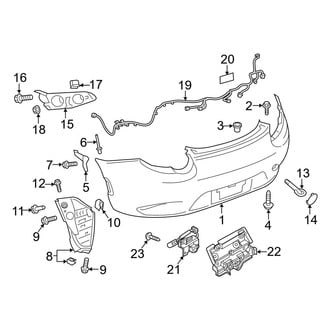 Mazda OE - Rear Bumper - Bumper & Components (Trim & Components)