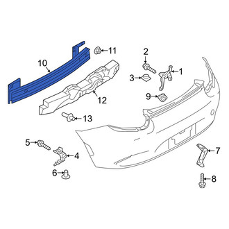 Mazda OE - Rear Bumper Impact Bar