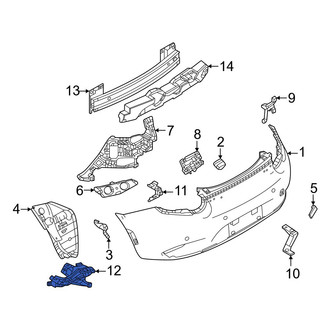Mazda OE - Rear Left Reflector Panel