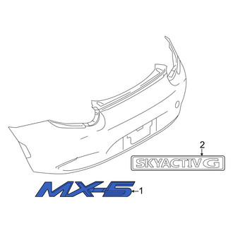 Mazda OE - Rear Deck Lid Emblem
